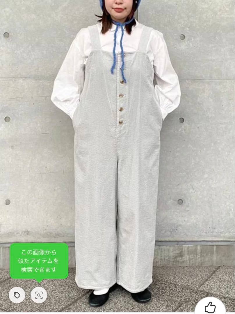 最終お値下げ】フィグロンドン コーデュロイサロペット