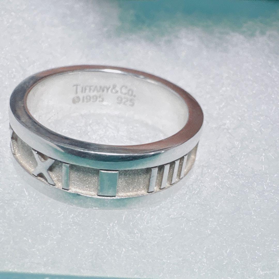 極美品 TIFFANY オールド ティファニー アトラスリング シルバー 10号