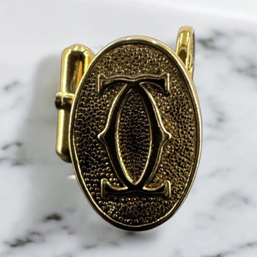 美品 オールド Cartier カルティエ カフスタイタックセット ゴールド