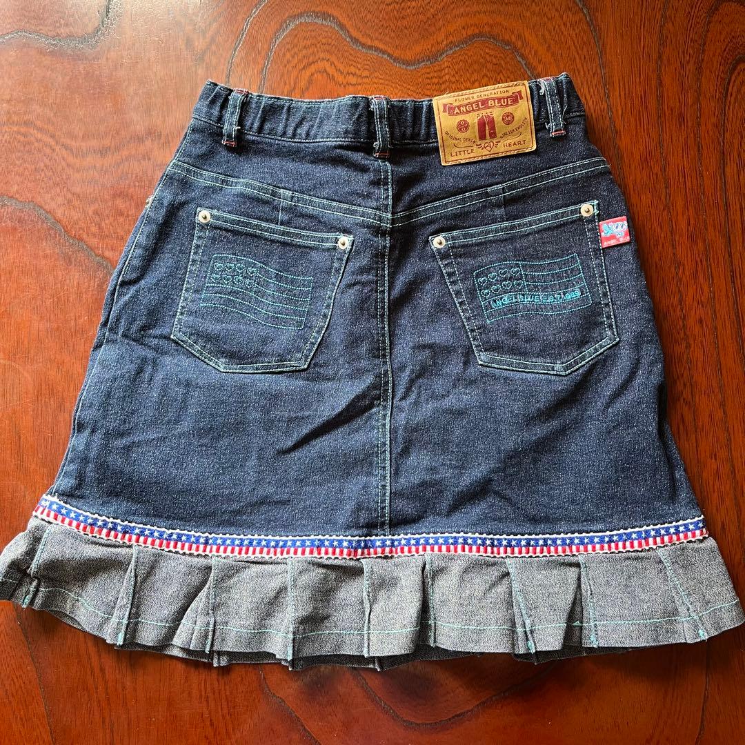 エンジェルブルー 中村くん 平成レトロ デニムスカート - メルカリ