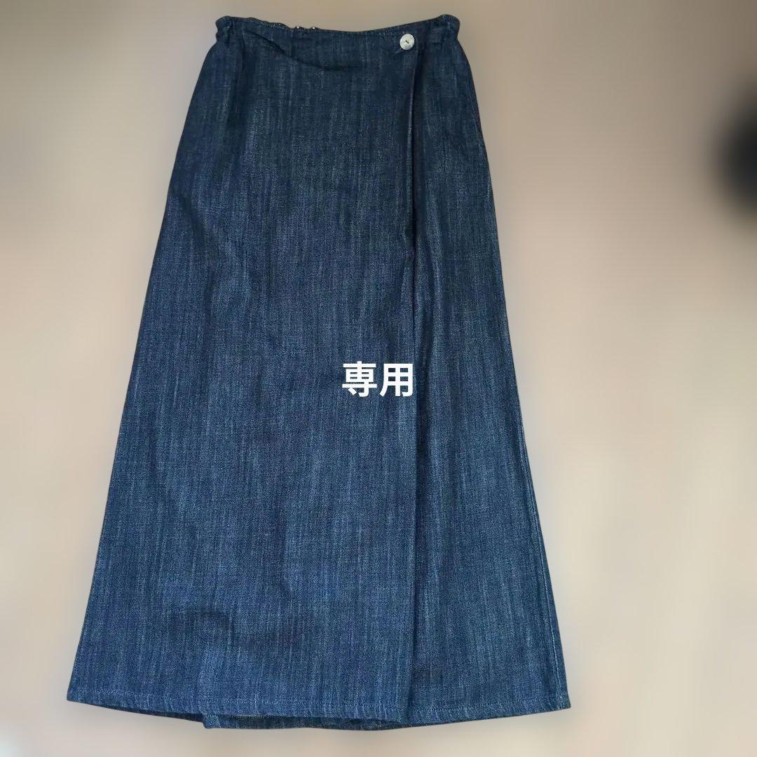 BLUE TRICK 新品未使用　ダークデニム ワイドパンツ TAAKK - 【25SS】デニム ワイド スラックス / DENIM WIDE SLACKS