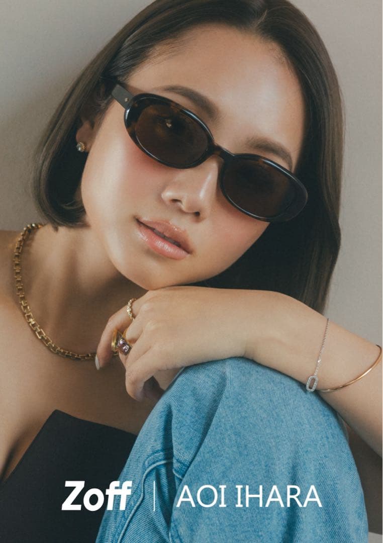 【美品・完売品】Zoff × 伊原葵 コラボサングラス ブラック 楽天市場】|ウェリントン型 サングラス（ブラック） Zoff AOI IHARA