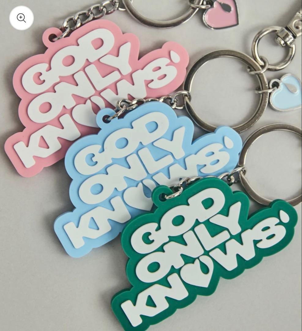 GOD ONLY KNOWS LOGO KEY RING 岩田剛典 グリーン - メルカリ