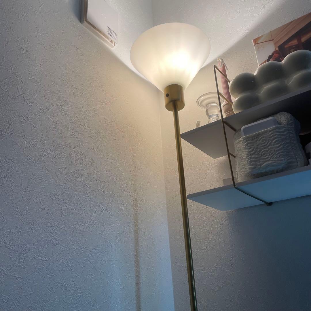 IKEA フルーグボー スタンドライト ゴールド 黄銅色 廃盤 SKAFTET スカフテート テーブルランプベース, 黄銅色, 30 cm - IKEA
