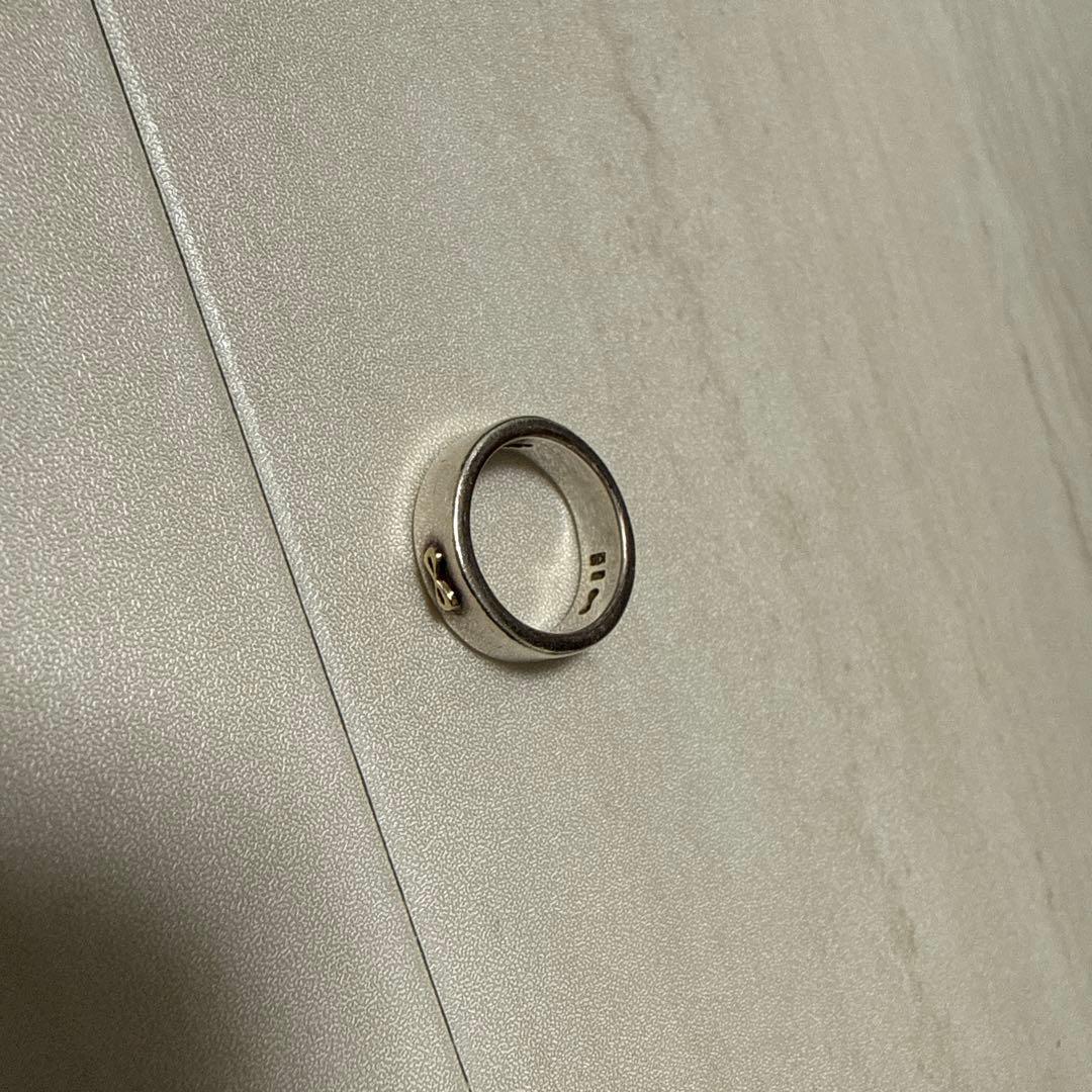 WAKAN SILVER SMITH R-22 K18マーク付き平打ちリング R-22 K18マーク付き平打ちリング 6mm | WAKAN SILVER SMITH online store