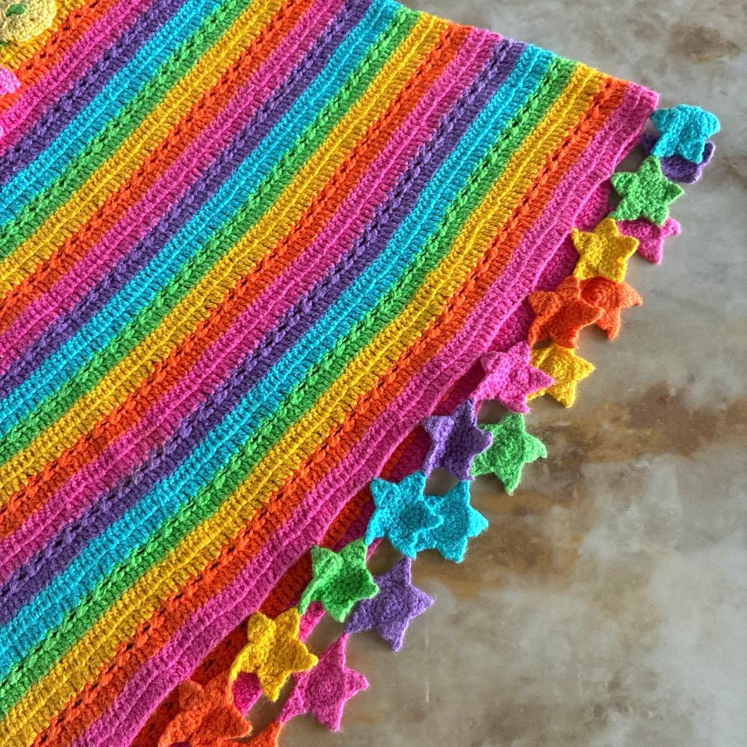 メゾピアノ 編みぐるみ ミミポポ ワンピース カラフル 星 Y2K - メルカリ