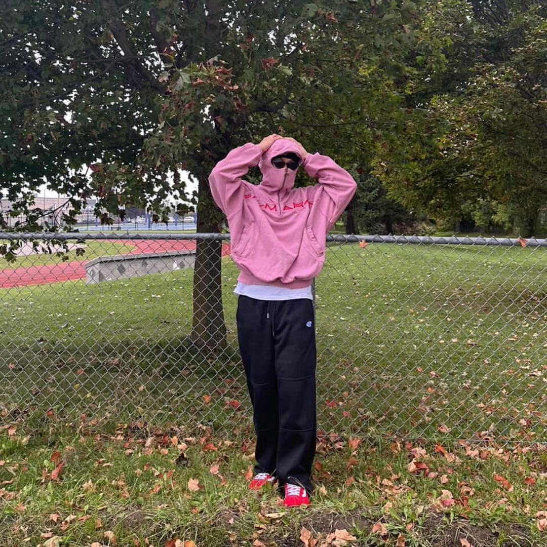 falmaran ピンク ジップアップパーカー 短丈 y2k - メルカリ