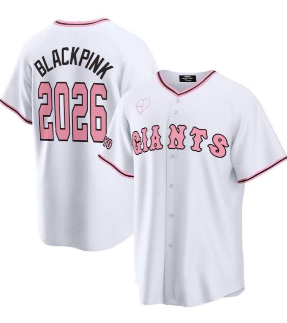 巨人 ユニフォーム BLACKPINK 2026コラボ L WORLDTOUR 巨人 ユニフォーム BLACKPINK 2026コラボ M WORLDTOUR ブラックピンク