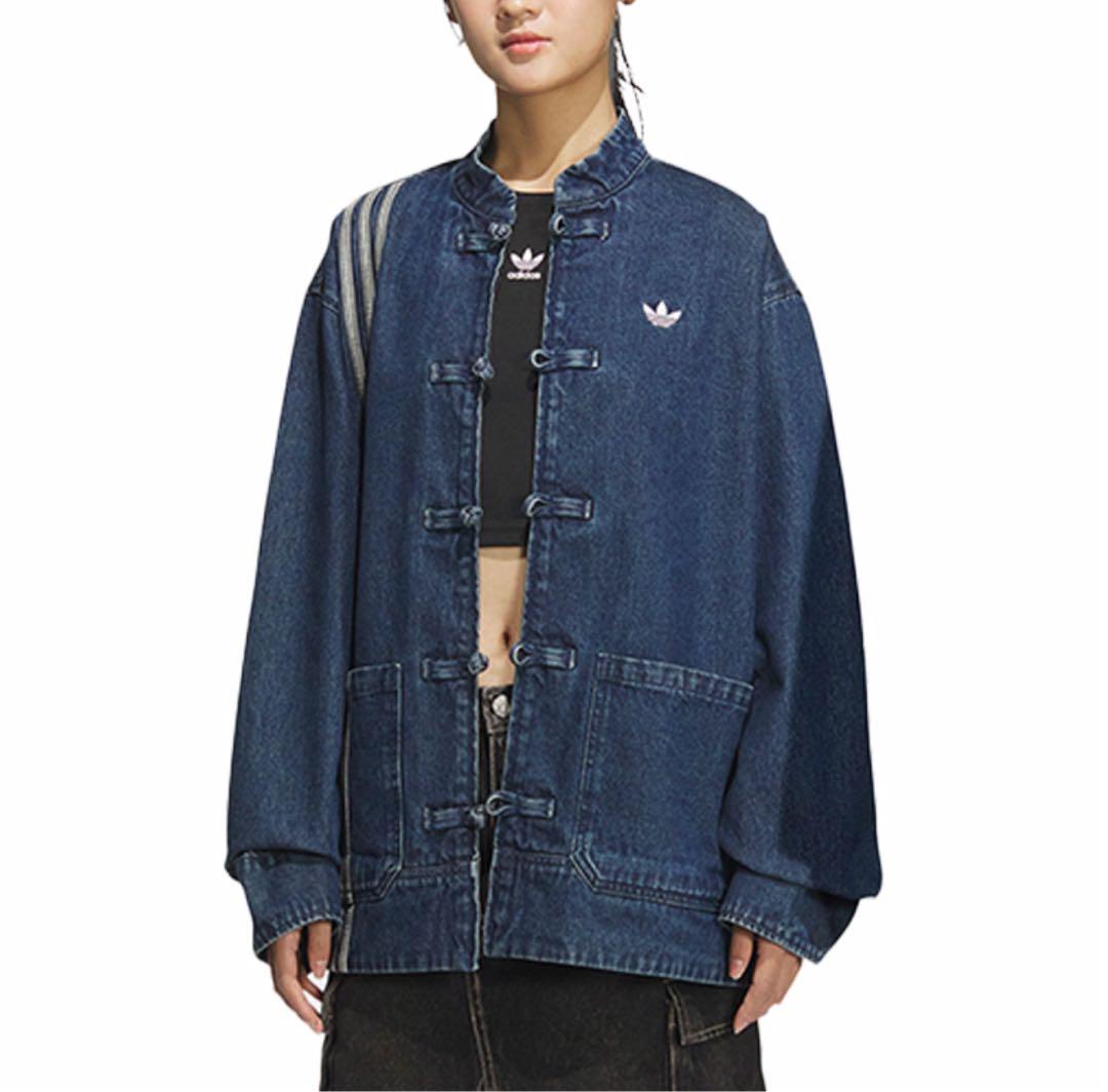 Adidas 2XS サイズ 中国限定 巳年チャイナトラックジャケット デニム