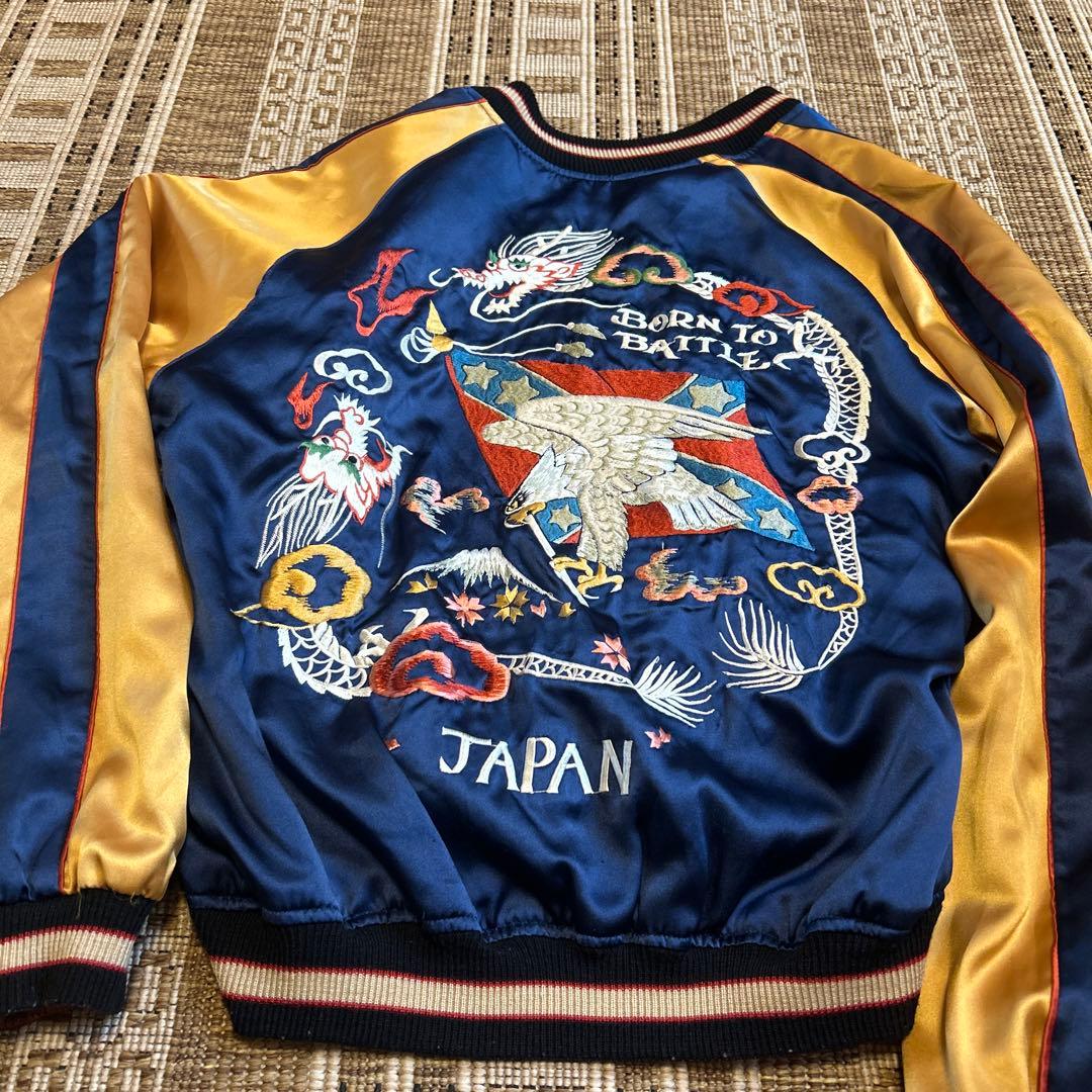 超希少 テーラー東洋 リバーシブル スカジャンM18247 M品番 テキサス虎