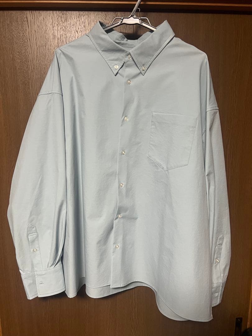 carorie CLEAN TECH TWILL SHIRT 水色　Lサイズ LIGHT CLEAN TECH S/S SHIRT BLUE – carorie