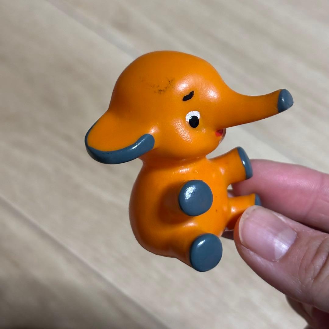 佐藤製薬 サトちゃん 人形 ソフビ 当時物 昭和レトロ ゾウ 指人形