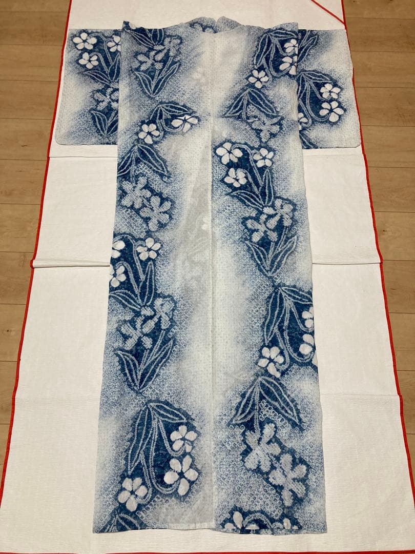 有松絞り 浴衣 スミレ 裄66.5cm 美品 - メルカリ