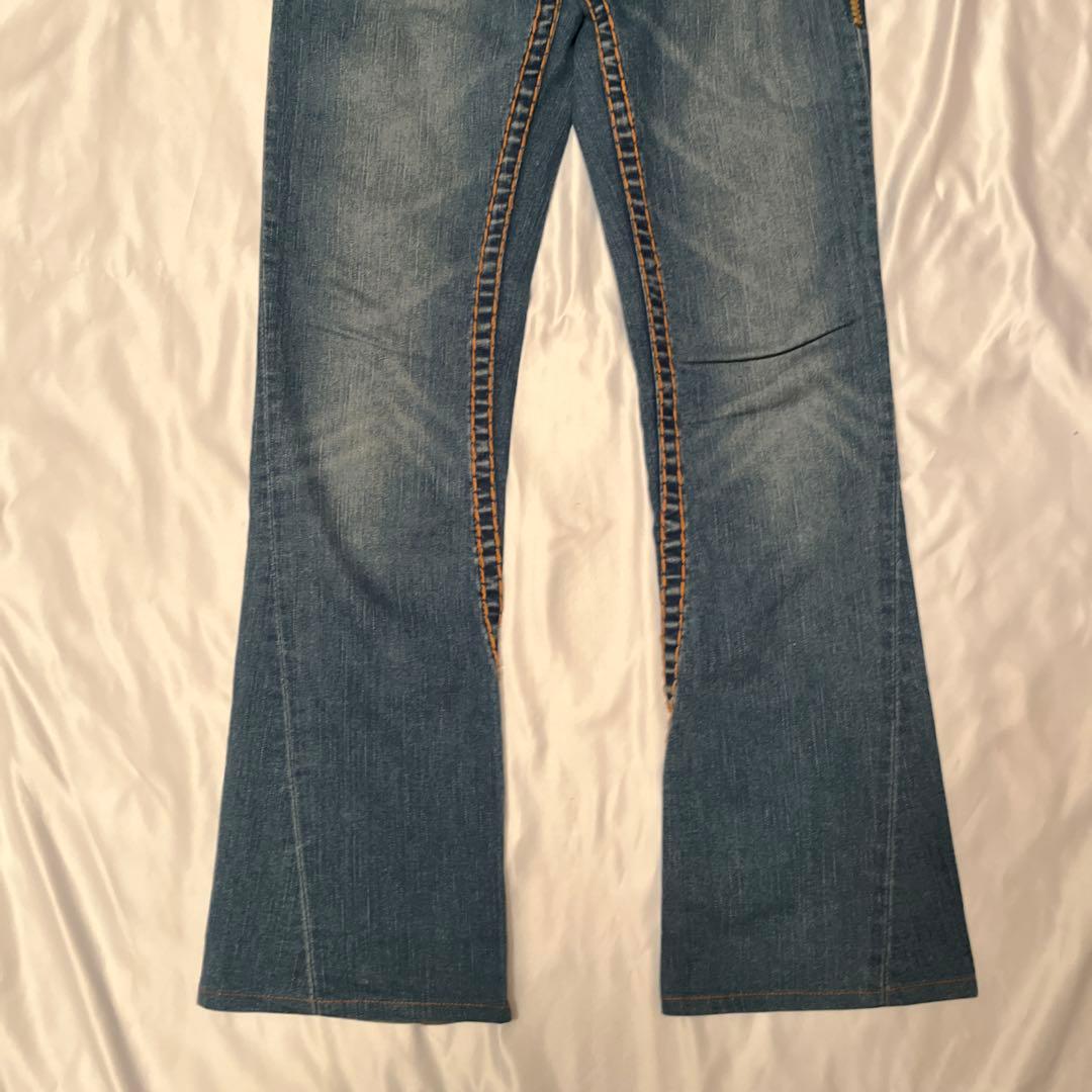 希少USA製】トゥルーレリジョン JOEYBIGT フレアデニム Y2K IO - メルカリ