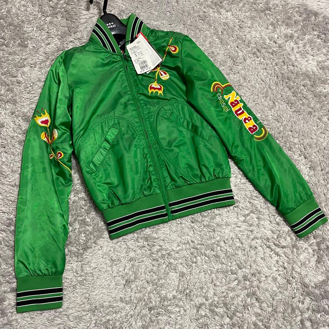 新品タグ付き　DIESEL　ディーゼル　スカジャン　スーベニアジャケット　刺繍 DIESEL（ディーゼル） 刺繍 デザイン スカジャン スーベニア