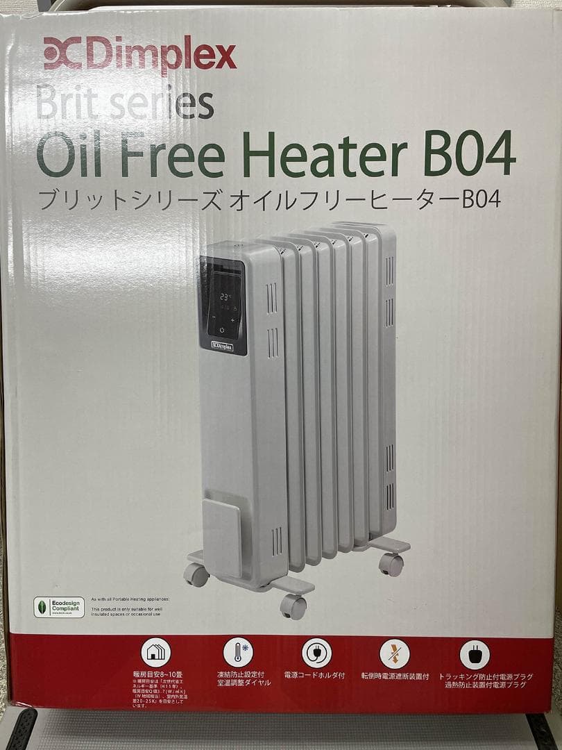 Dimplex オイルフリーヒーター B04 ECR12E ホワイト Dimplex（ディンプレックス） オイルフリーヒーター B04 ECR12E