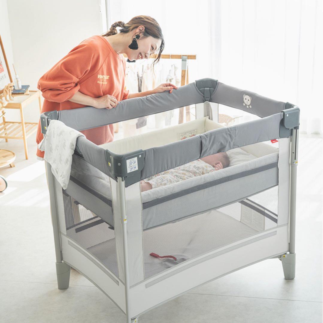 極美品】Aprica ココネルエアーAB グレーベアー アップリカ