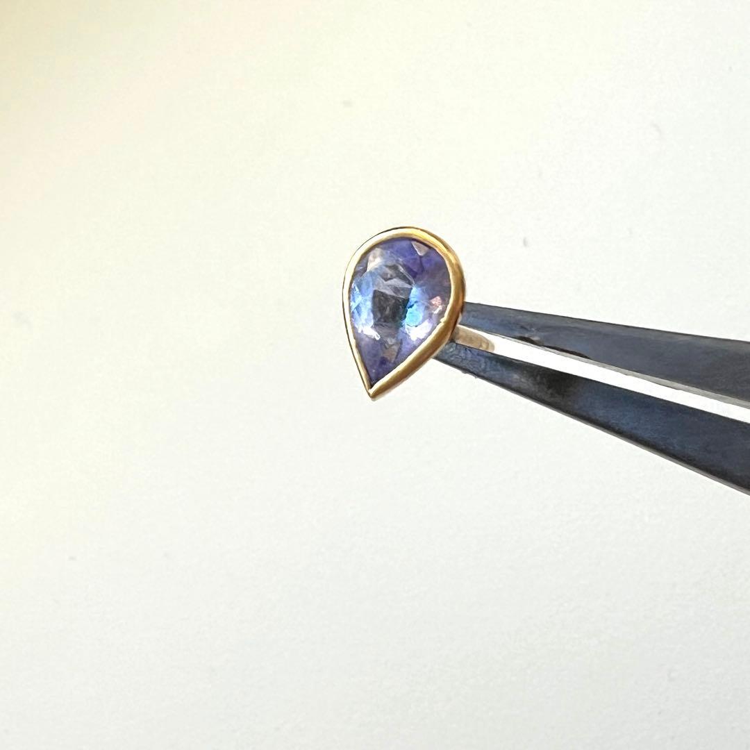 アルティーダウード　スタッドピアス　K10 タンザナイト(片耳用) ARTIDA OUD(アルティーダ ウード)｜eden K10 タンザナイト ドット