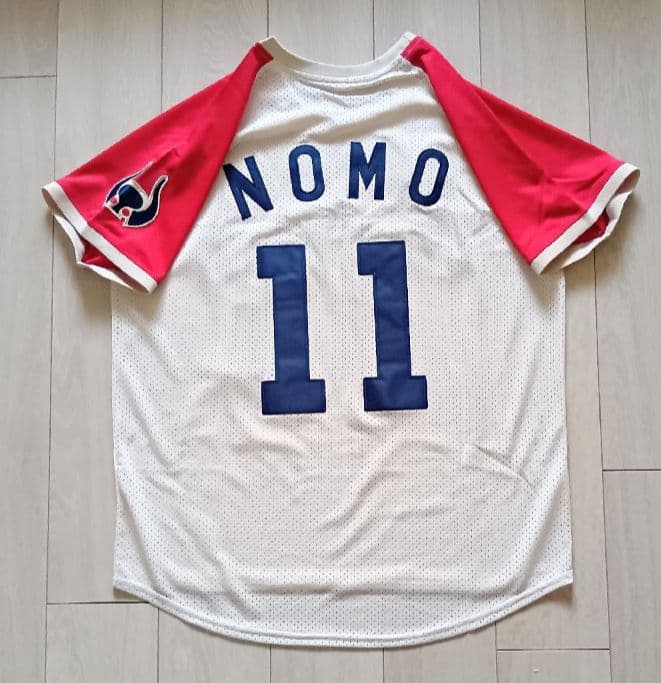 s*e様 【レア】近鉄 バファローズ 野茂 復刻 ホーム ユニフォーム M