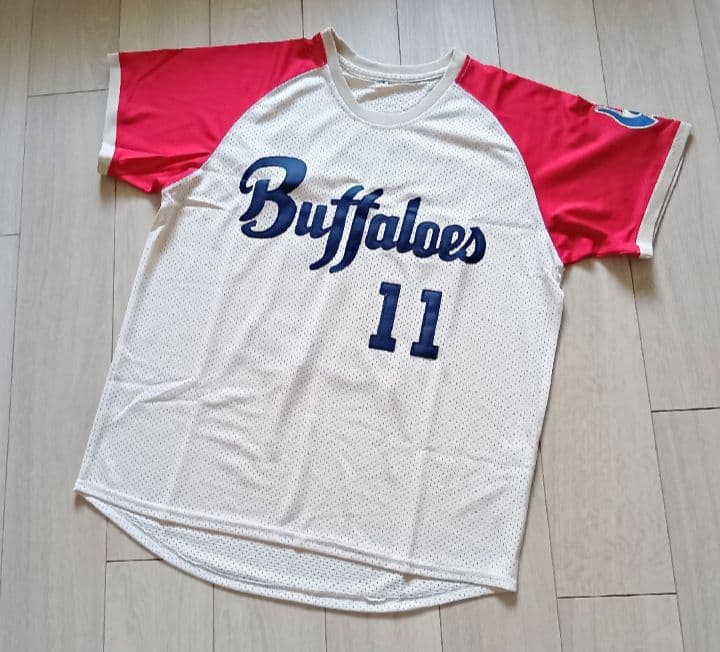 s*e様 【レア】近鉄 バファローズ 野茂 復刻 ホーム ユニフォーム M