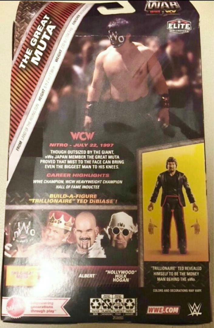 WWE グレートムタ NWO マテル AEW エリート 武藤敬司 フィギュア