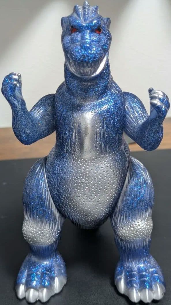 ゴジラ ソフビ マルサン Godzilla 1954 Blue Glitter M1 Metallic Blue 1954 Godzilla GFest Shodai Goji