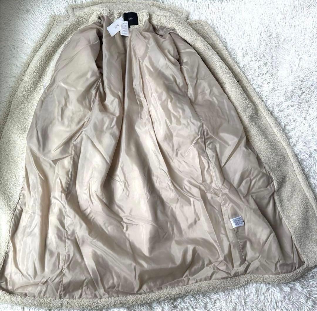 新品✨】辻元舞さん着用 Re:EDIT ボアビッグカラーダブルチェスター