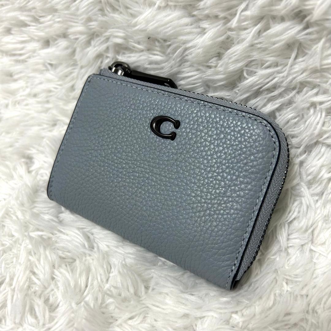 未使用✨レアカラー　COACH コーチ　キーケース　ケース　ブルーグレー COACH（コーチ） ☆COACH☆ 6リング キーケース クロスグレインレザー