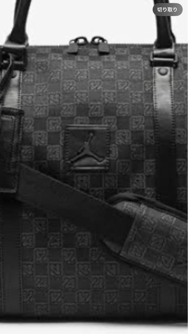 Jordan ジョーダン　モノグラムダッフルバック　(25L) Jordan NIKE ナイキ Monogram Duffle Bag (25L) ジョーダン モノグラム