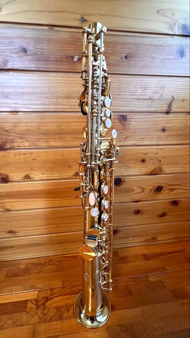 ソプラノサックス ヤナギサワ エリモナ本体 ゴールド ハードケース付き