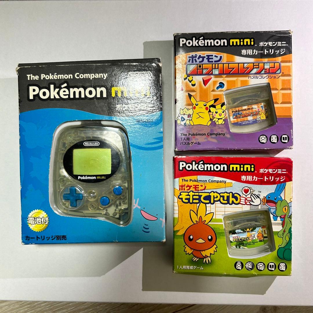 特価【ポケモンミニ】本体+カセット2つ【バラ売り不可】 - メルカリ