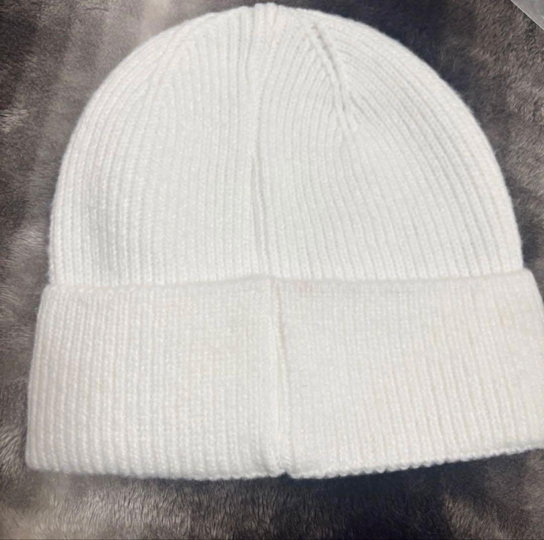 MONCLER ニット帽 ホワイト メンズ レディース - メルカリ