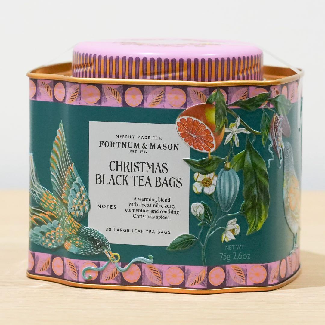 フォートナム&メイソン クリスマス・ブラックティーバッグ
