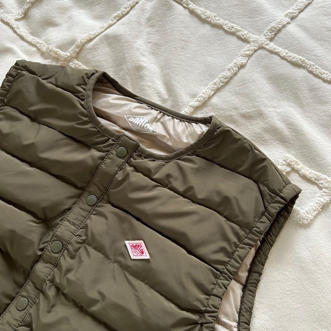 DANTON/ダントン　インナーダウン ダウンベスト　カーキ　M 楽天市場】【セール／10%OFF】ダントン DANTON インナーダウン ベスト