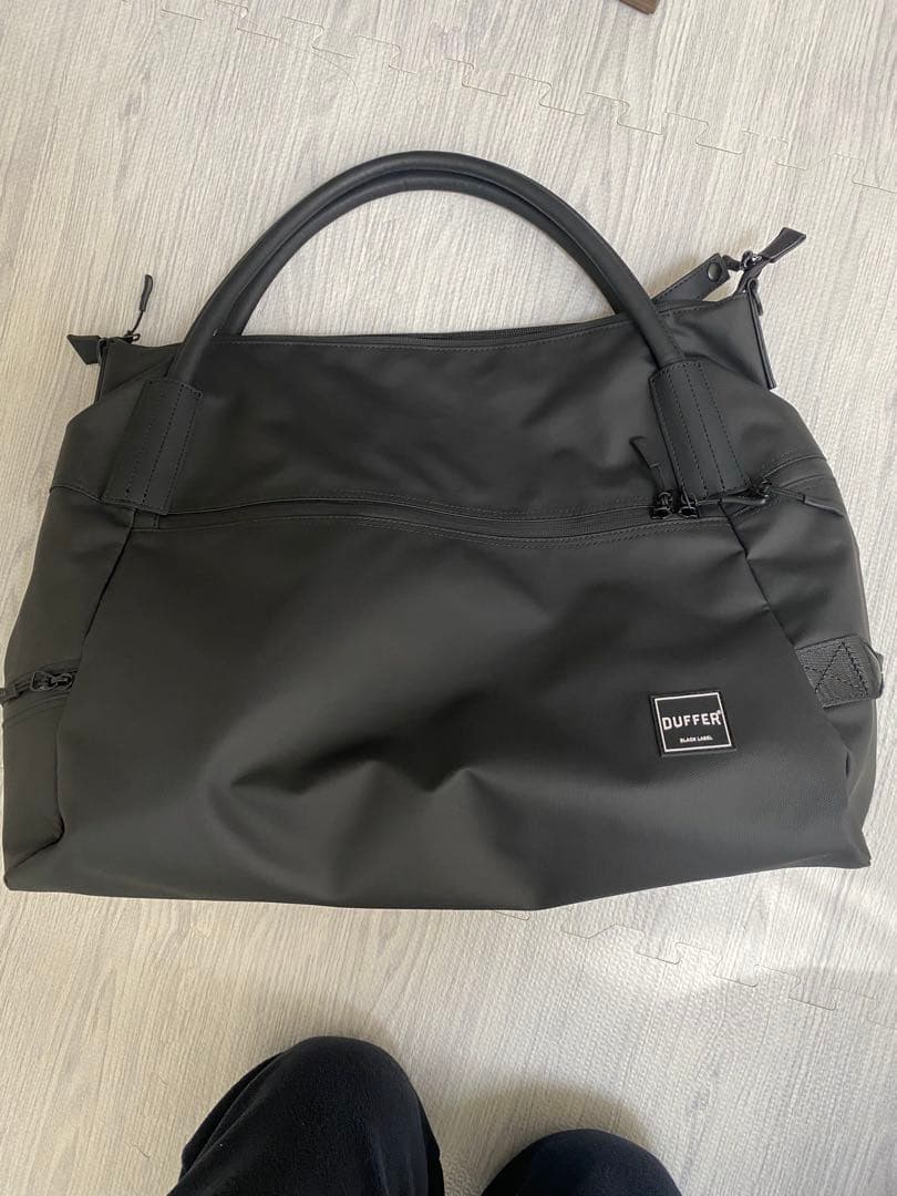 DUFFER ブラック トートバッグ The DUFFER of ST.GEORGE（ザダファーオブセントジョージ） トート