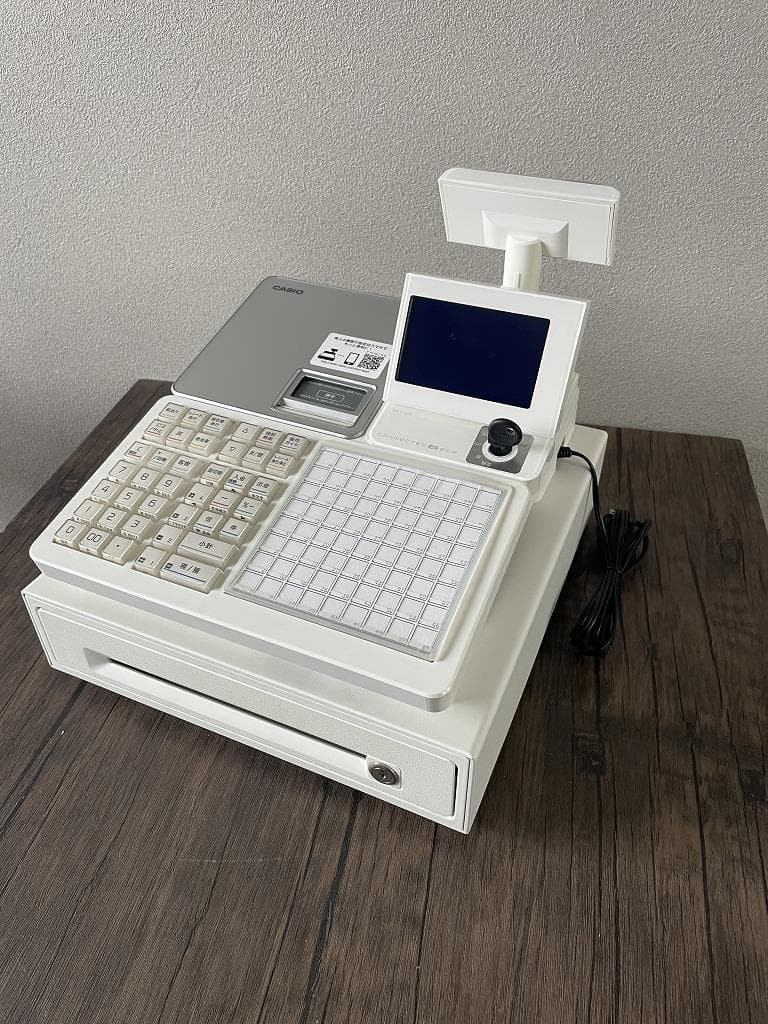 おかにゃん専用【美品】カシオ　レジスター　SR-550 SR-C550-EX｜CASIOのレジスターとキャッシュレス決済サービス