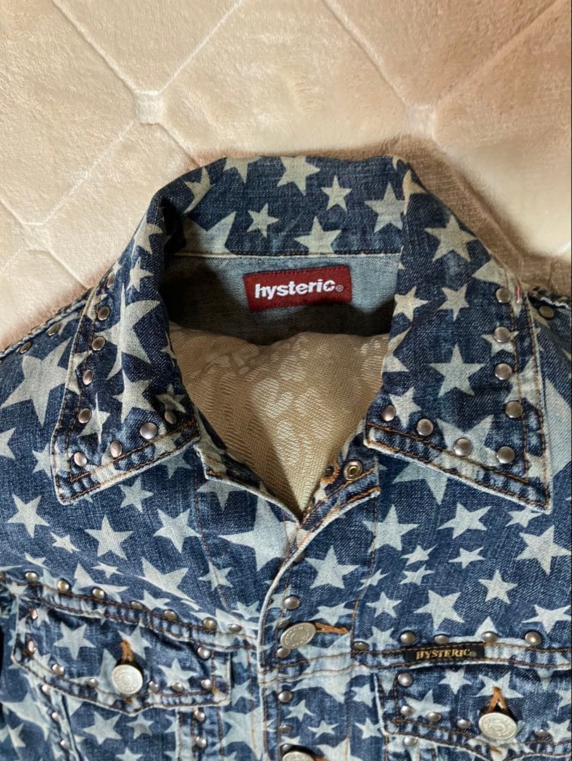 Hysteric glamour 星柄スタッズGジャン デニムジャケット - メルカリ