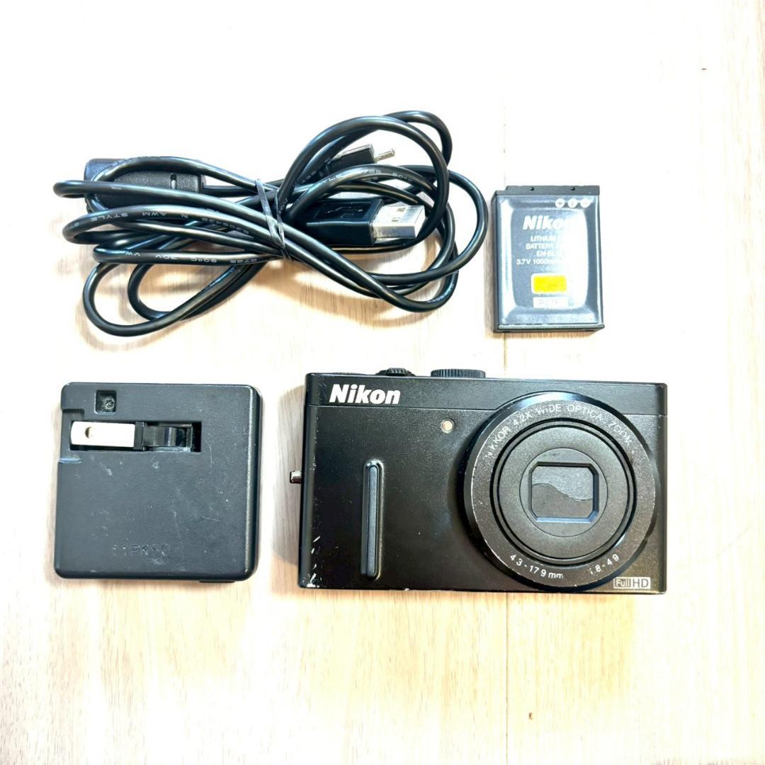 NikonデジタルカメラCOOLPIX P300 ブラック - メルカリ
