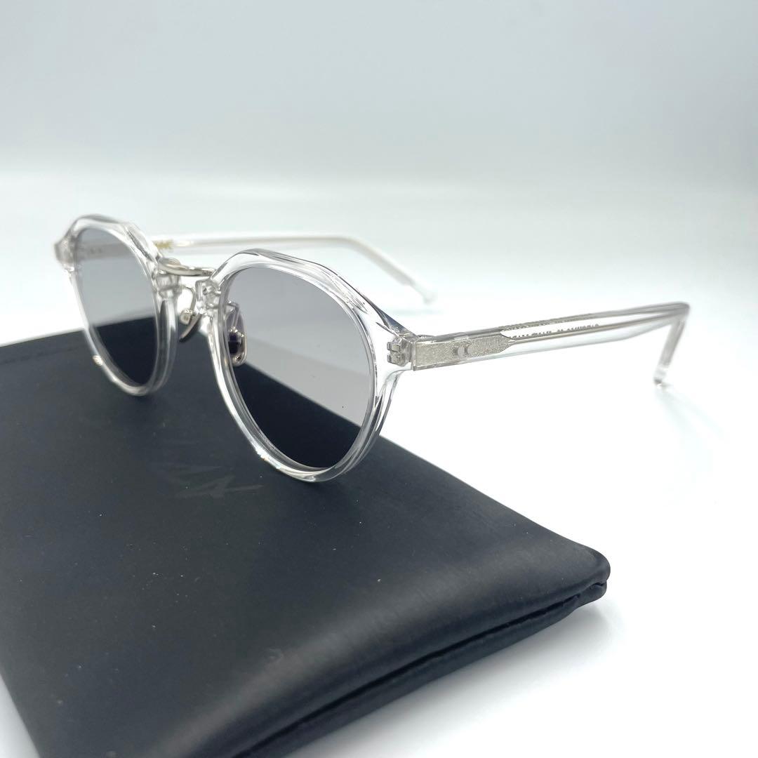 A.D.S.R. SATCHMO サッチモ 03 クリア グレーレンズ シルバー A.D.S.R. SATCHMO 03 クリア/シルバーフレーム グレーレンズ A.D.S.R.