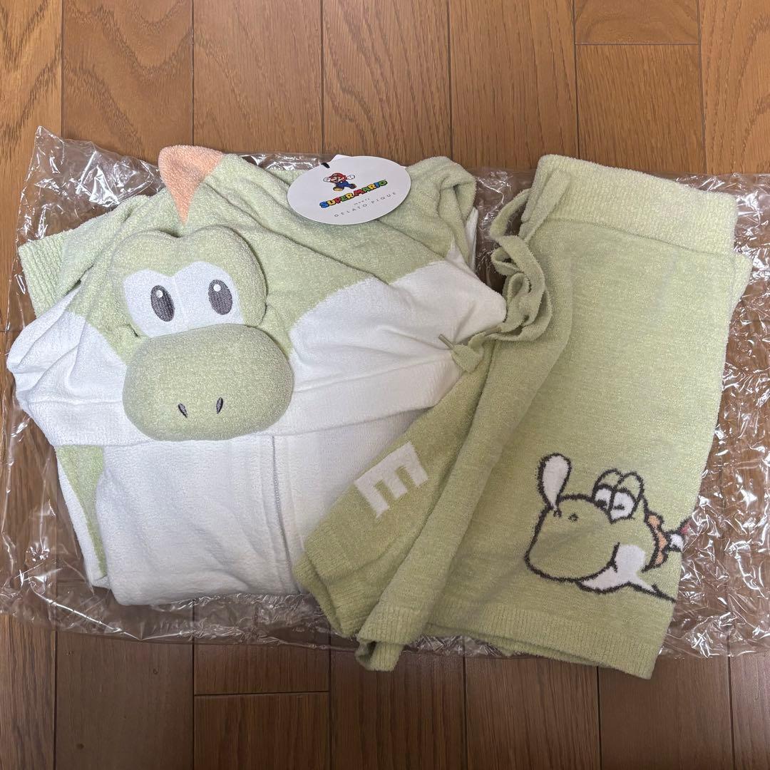 限定価格 ジェラートピケ　ヨッシーセットアップ gelato pique（ジェラートピケ） スーパーマリオ ヨッシー