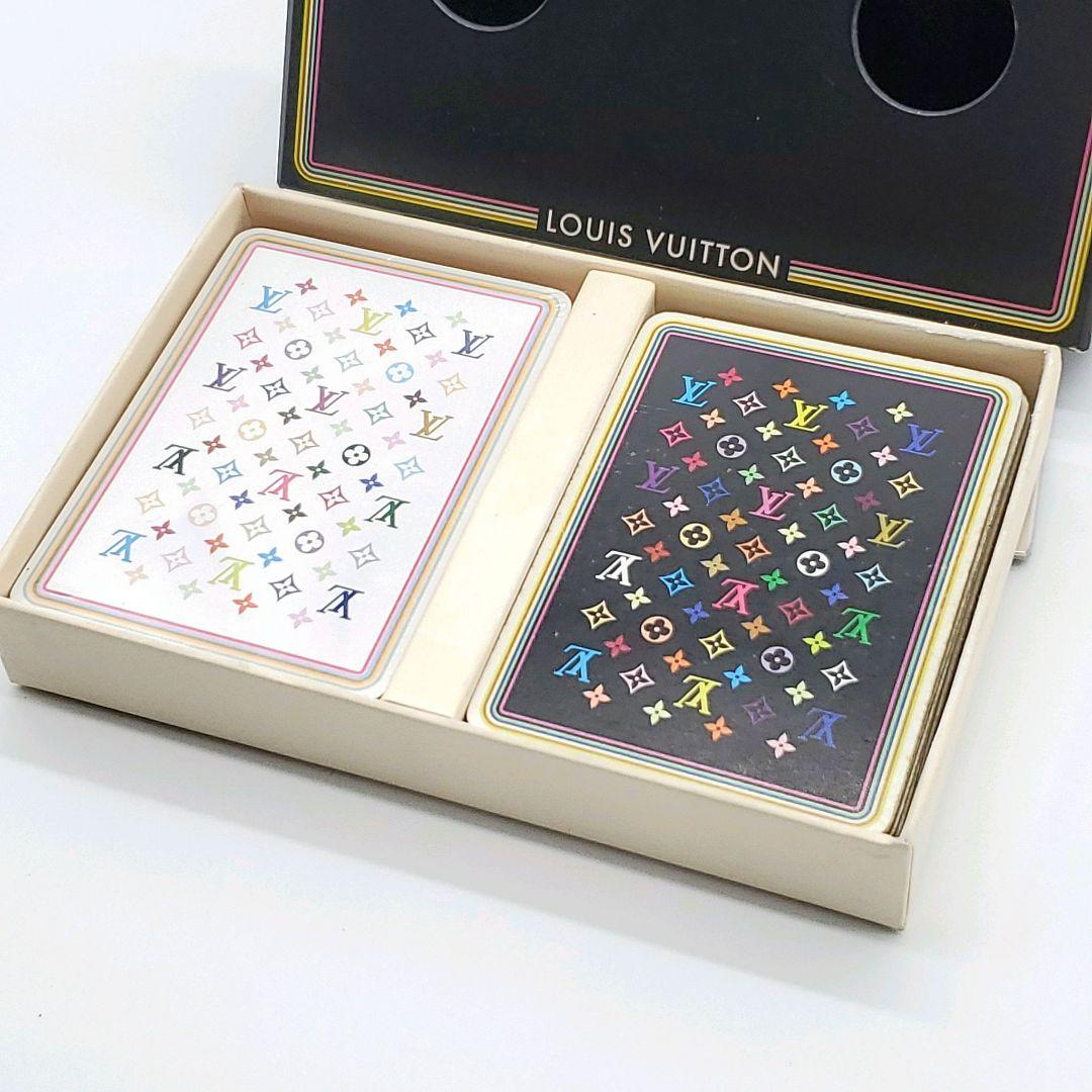 ルイヴィトン トランプ 2セット(未開封品、使用済み品) 白 黒 村上隆