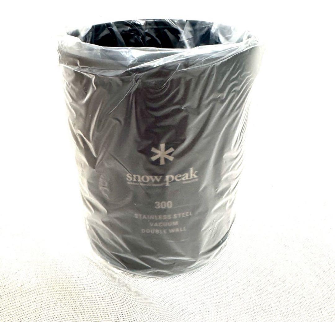 非売品【snowpeak】真空セラミックコートマグ300ブラック お詫びの品