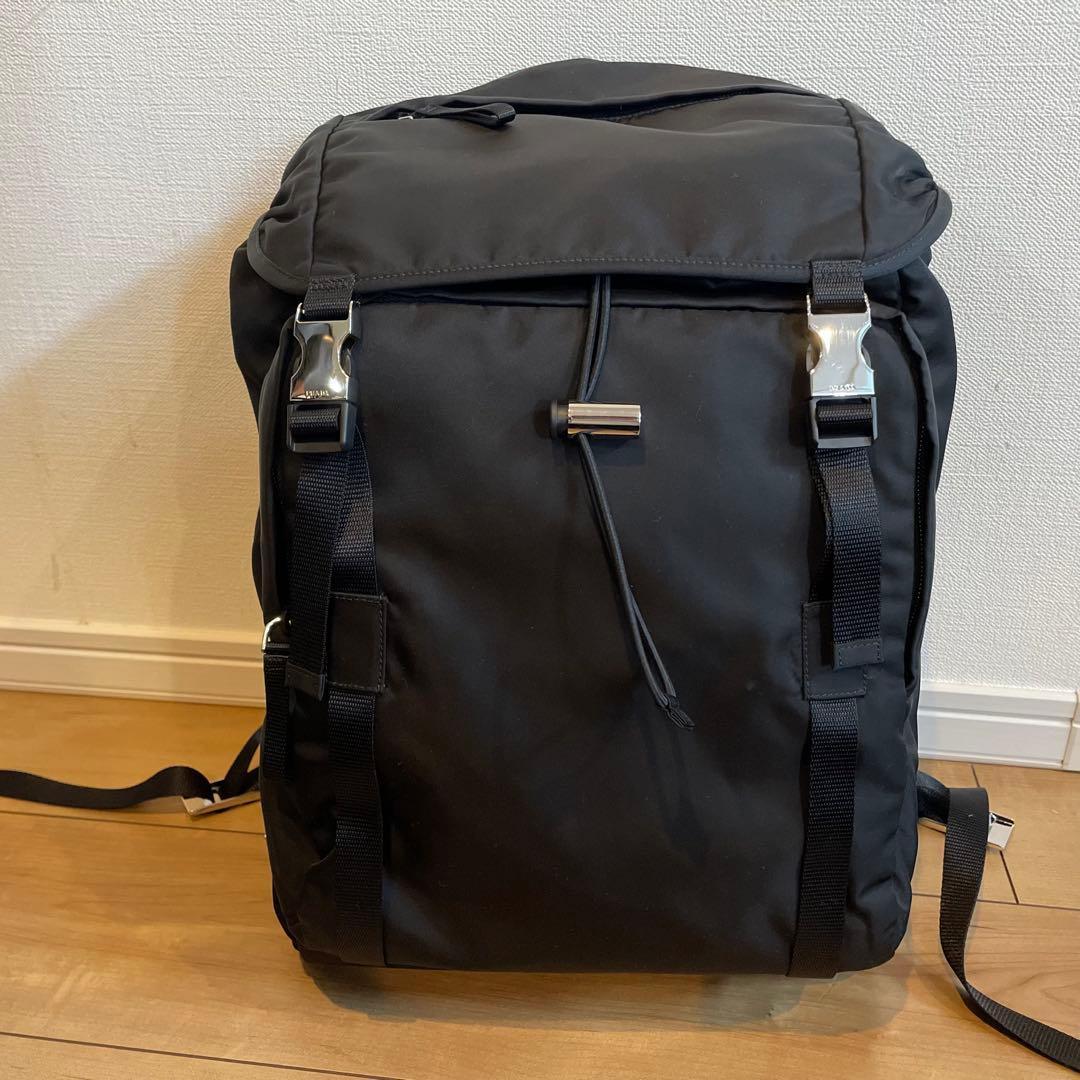 未使用級/RFID認証　プラダ　バックパック　2VZ062 テスートブラック PRADA（プラダ） バッグ リュックサック バックパック レディース