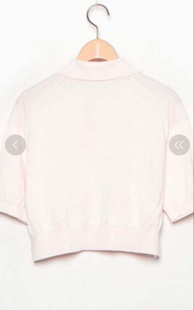 AULAREE】silk knit short polo 半袖ニット1 - メルカリ