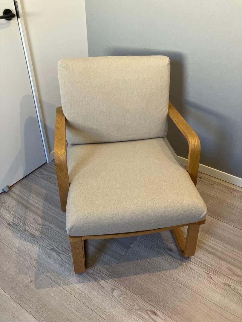 【みい】無印良品 リビングでもダイニングでもつかえるソファチェア 無印のソファチェアを使って4年。初めてクッションを交換してみたら