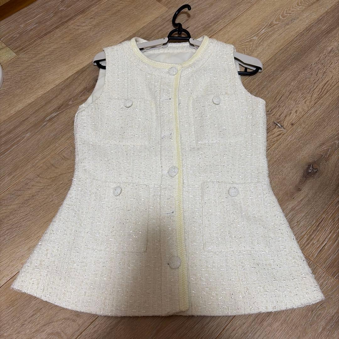 Darich サマーツイードノースリジャケット、ショートパンツセット