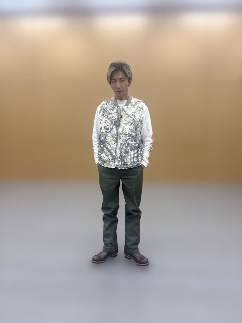 HIDE AND SEEK Camo Zip Work Vest XLキムタク - メルカリ