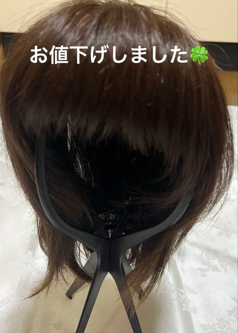 AQUADOLL 人毛MIXウィッグ モカブラウン M 医療用 AQUADOLL VENUS 返品補償あり 医療用ウィッグ 人毛 mix ロング