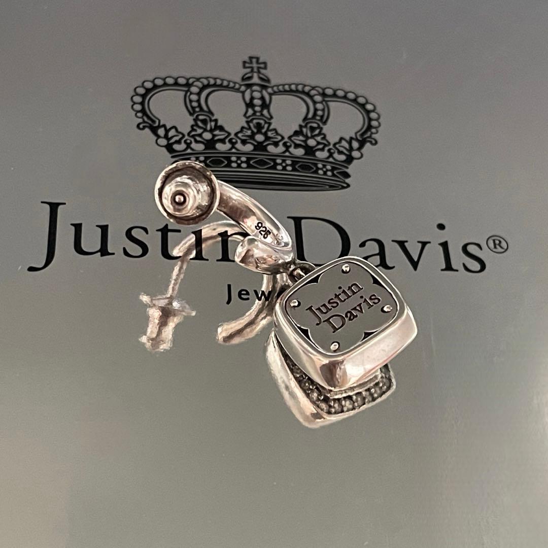 Justin Davis〗M.TS ピアス ダイヤモンド 高級