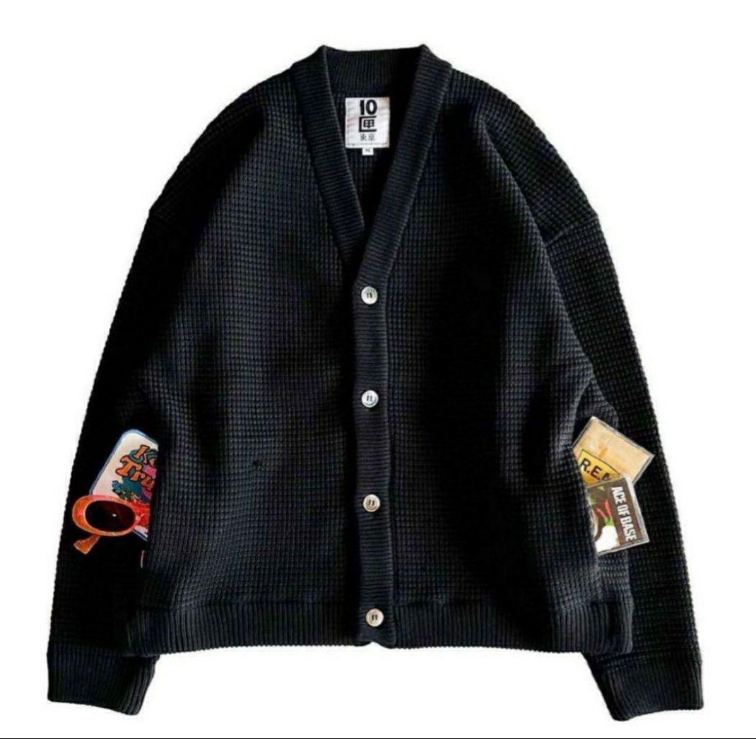 10匣TenboxカーディガンXLブラック TEN BOX「FOOTSIES CARDIGAN」 | gouter le cabinet